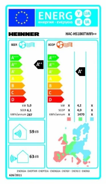 AER CONDITIONAT HEINNER HAC-HS18KITWIFI+