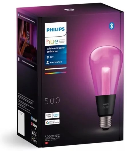 Bec LED RGBW dimabil Philips Hue White And Color Ambiance E27/6,8W/230V