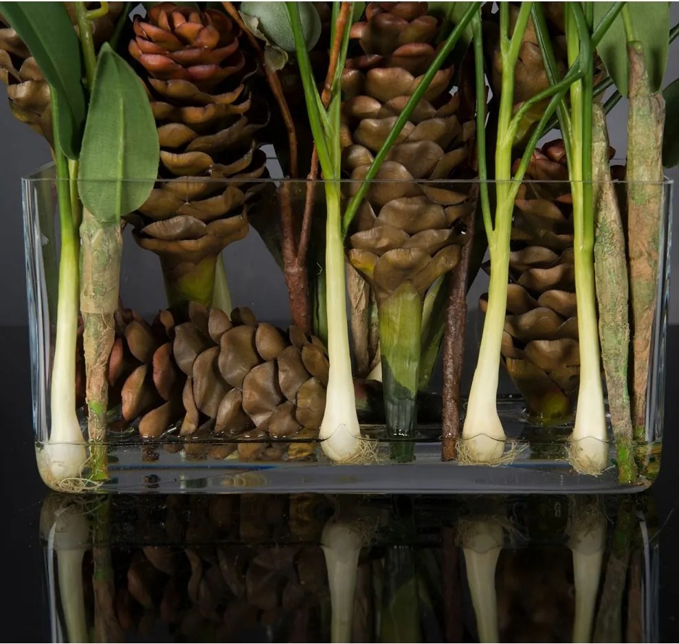 Aranjament floral design LUX ETERNITY RECTANGULAR VASE CORINTO 1142256.95