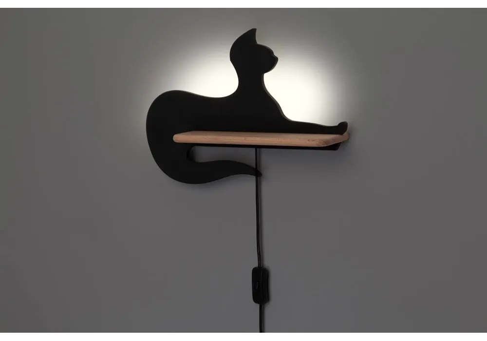 Corp de iluminat pentru copii negru Cat – Candellux Lighting