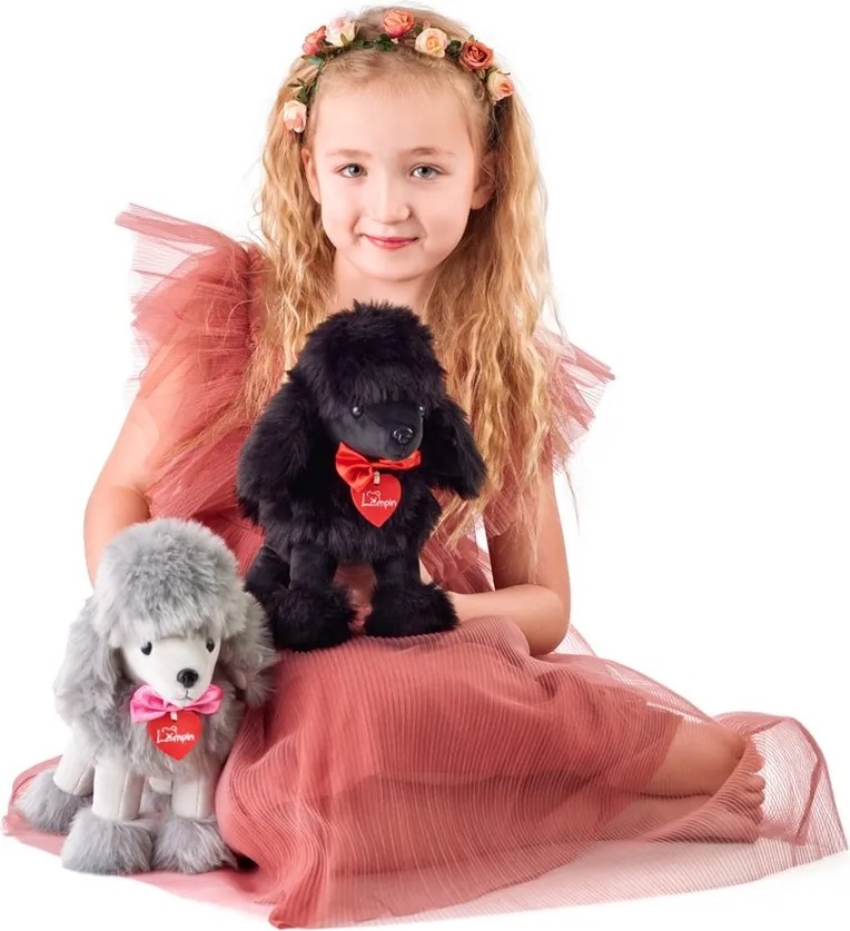 Jucărie de pluș Lumpin gri Lily, 25 cm