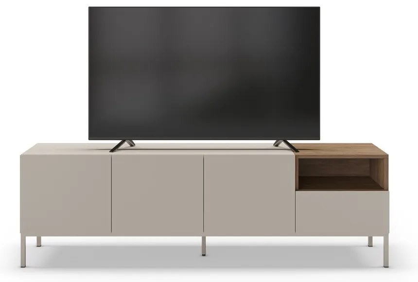 Comodă TV crem 180x55 cm Cailin – Marckeric
