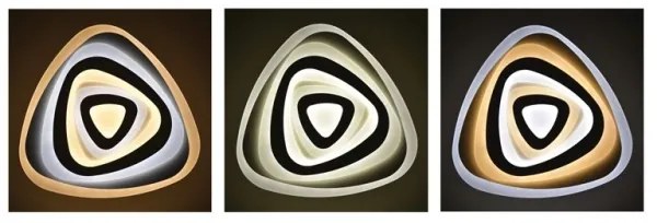 Ecolite WALP03-60W/LED - LED Plafonieră dimmabilă VELA LED/60W/230V + Telecomandă