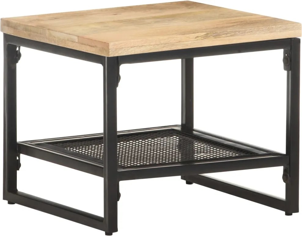 vidaXL Masă laterală, 40 x 40 x 35 cm, lemn masiv de mango