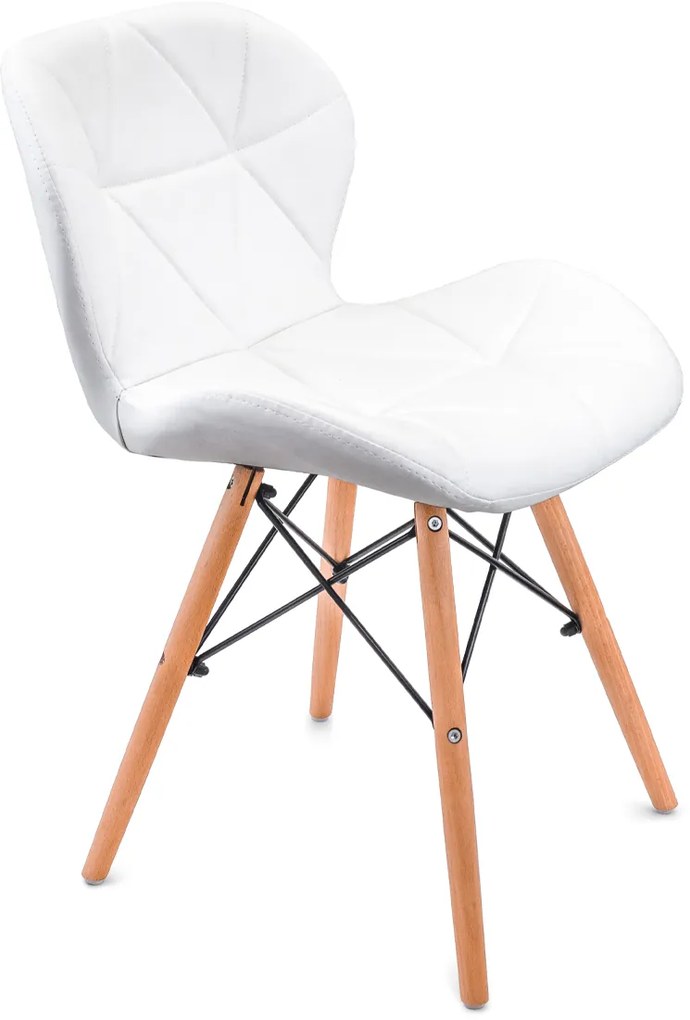 Scaune de sufragerie 4buc din piele, Diamond