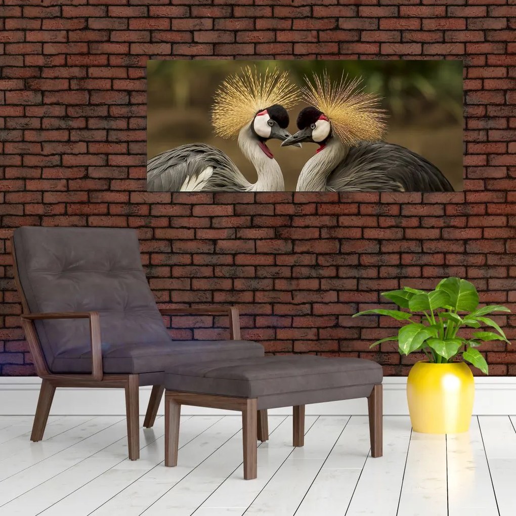 Tablou cu păsări (120x50 cm)