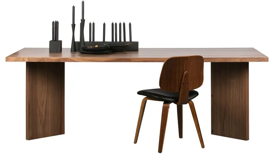 Scaun de dining negru-natural Classic – vtwonen