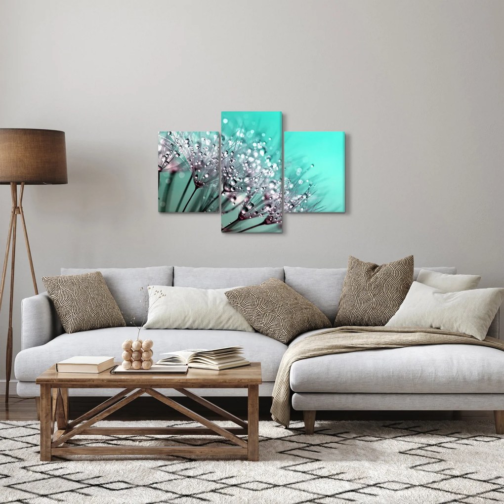 Tablou - planta cu rouă (90x60 cm)