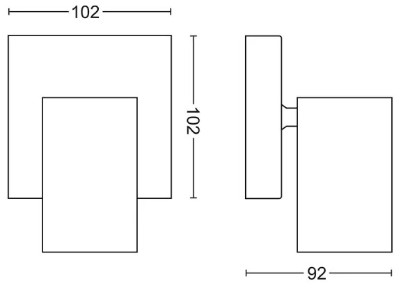 Philips 50591/30/PN - Lampa spot MYLIVING KOSIPO 1xGU10/5,5W/230V