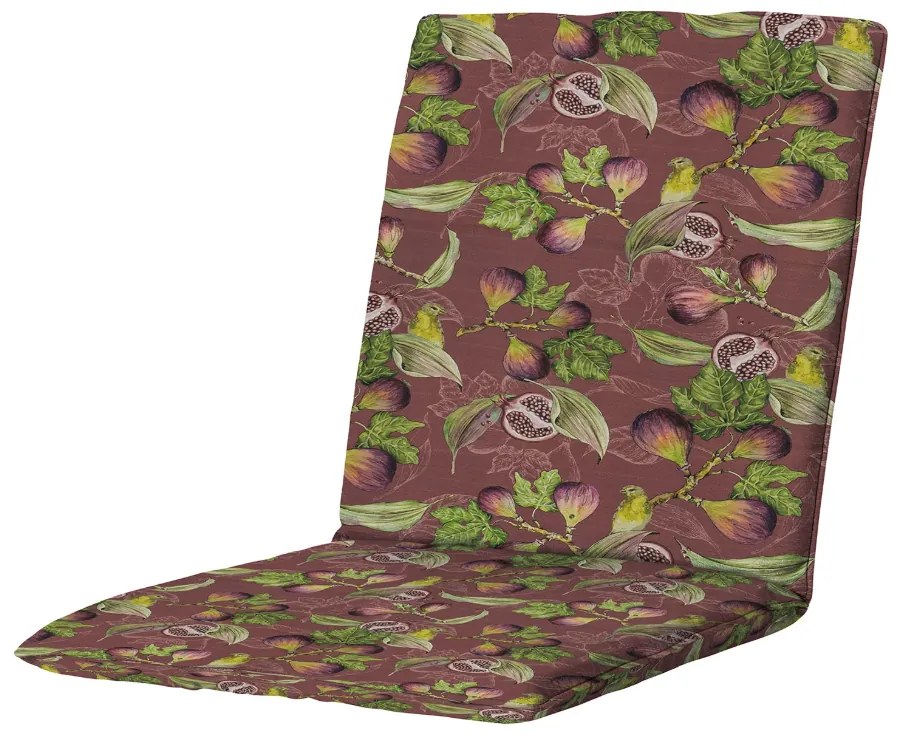 Perna pentru scaun de gradina JASMINE BORDEAUX 97x49 cm, rosu inchis