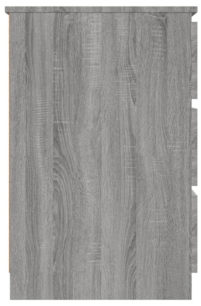 Birou, gri sonoma, 140x50x77 cm, lemn prelucrat