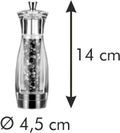 Moară de piper Tescoma Virgo 14 cm, 14 cm