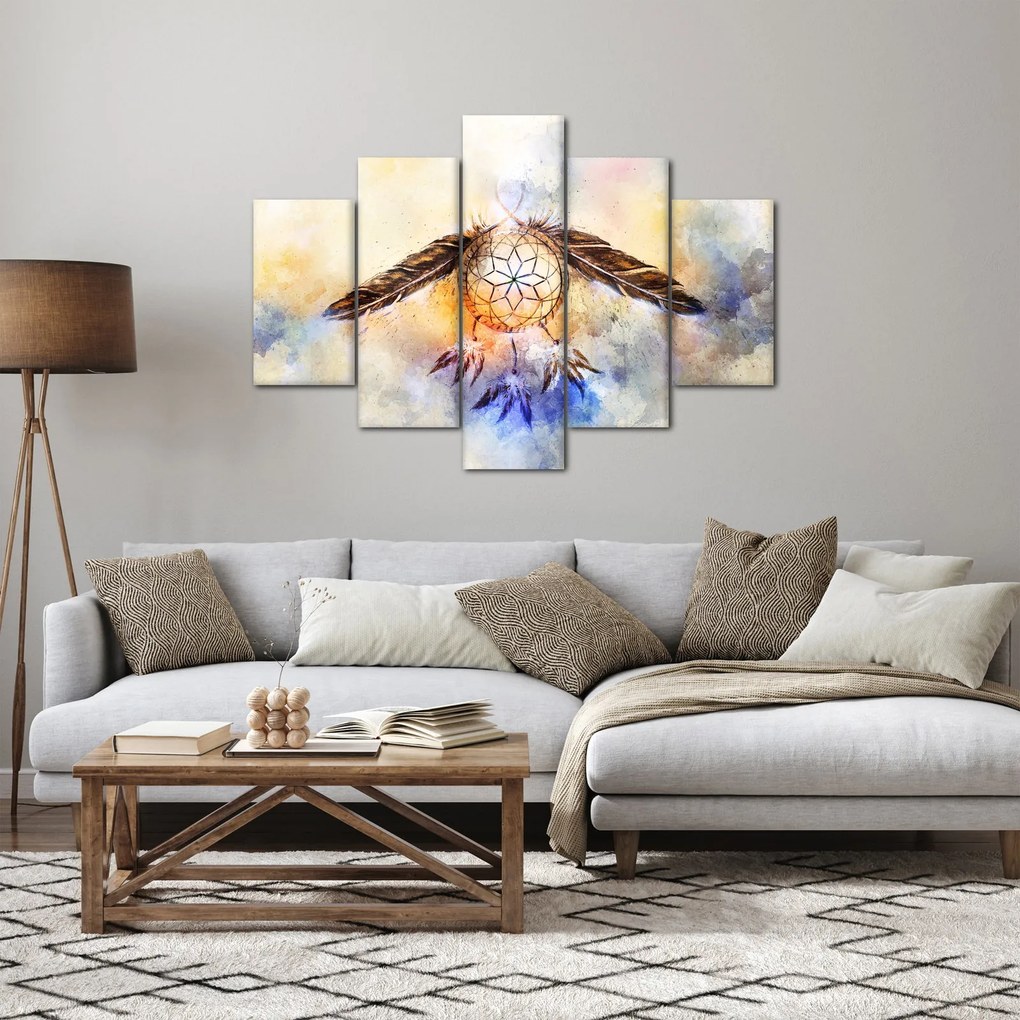 Tablou - Captator de vise cu pene (150x105 cm)