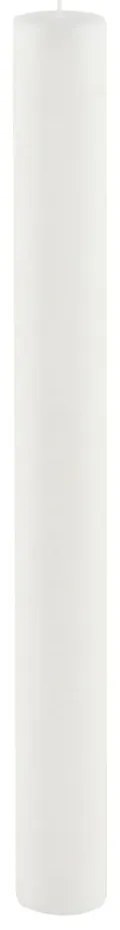 Lumânare lungă Ego Dekor Cylinder Pure, timp de ardere 42 h, alb