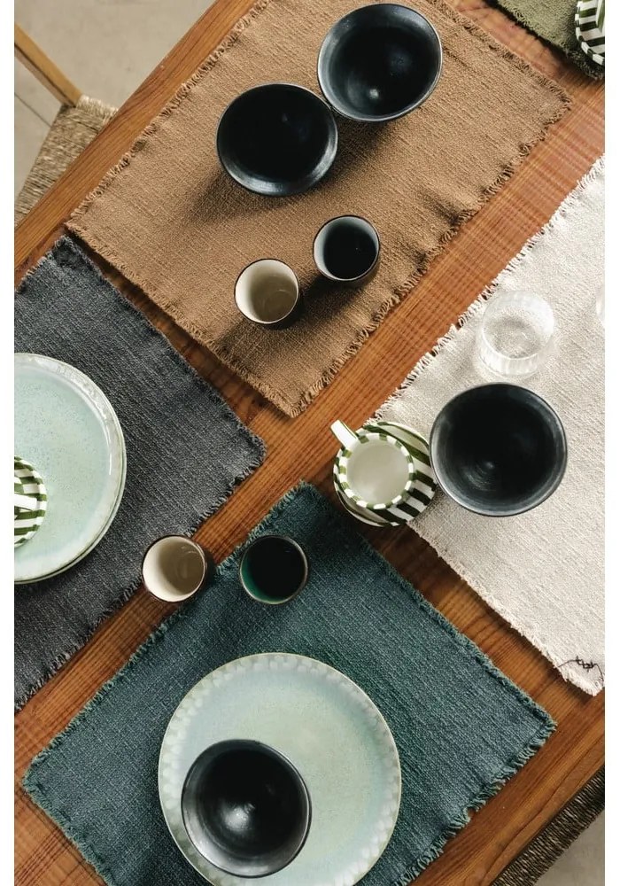 Suporturi pentru farfurii 2 buc. din bumbac 38x50 cm Handloom – Lorena Canals