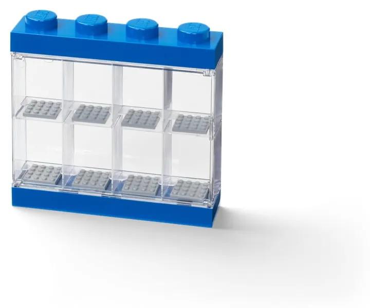 Cutie depozitare 8 minifigurine LEGO®, albastru