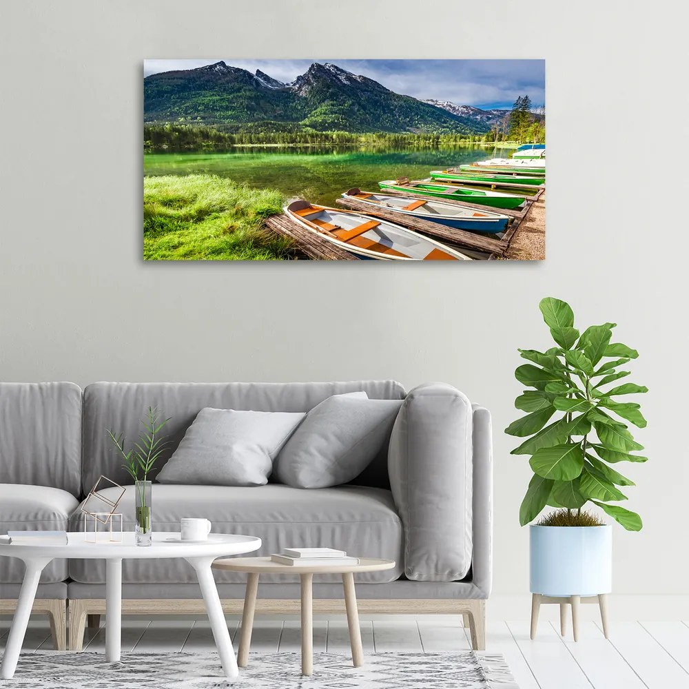 Tablou canvas Barci pe lac