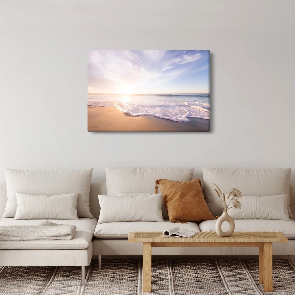 Tablou cu plaja cu nisip (90x60 cm)