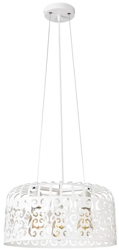 Pendul design clasic ALESSANDRA alb mat 2163 RX