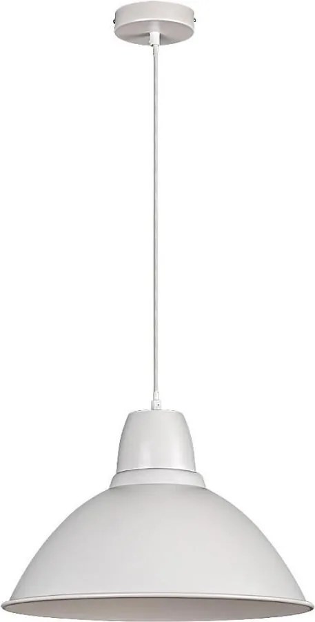 Rabalux 72014 - Lampă suspendată pe cablu WILBOUR 1xE27/60W/230V albă