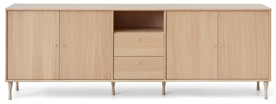 Comodă joasă cu sertare în decor stejar 220x76 cm Mistral - Hammel Furniture