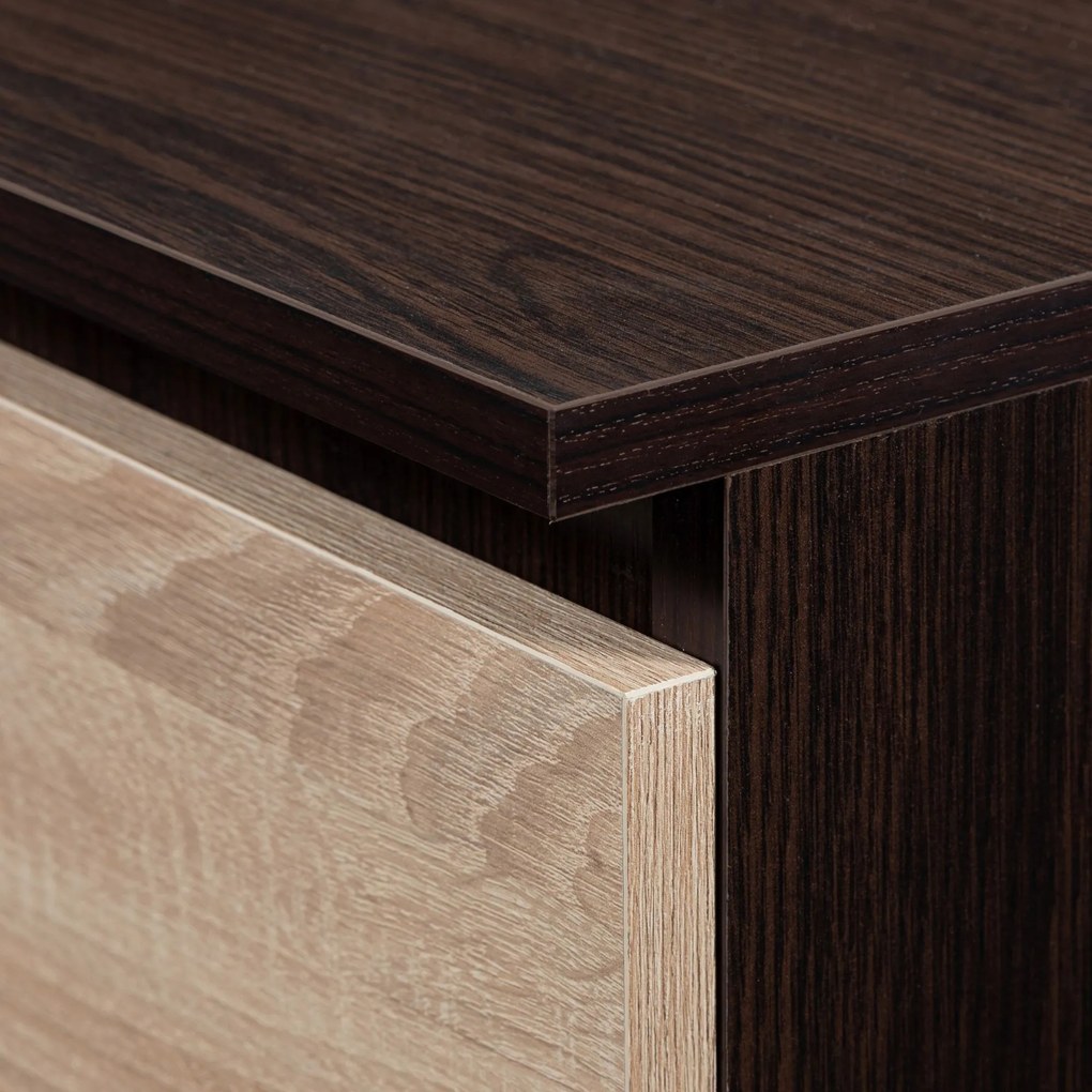 Comodă Koa III (wenge + Stejar sonoma). 1069387