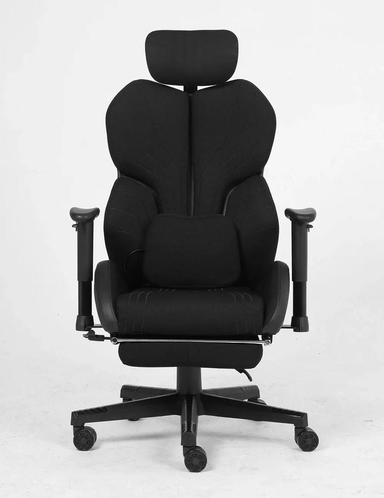 RESIGILAT- LUMINA X-Motion Relax – Confort Ergonomic cu Masaj Lombar și Relaxare Extinsă, Textil, Negru