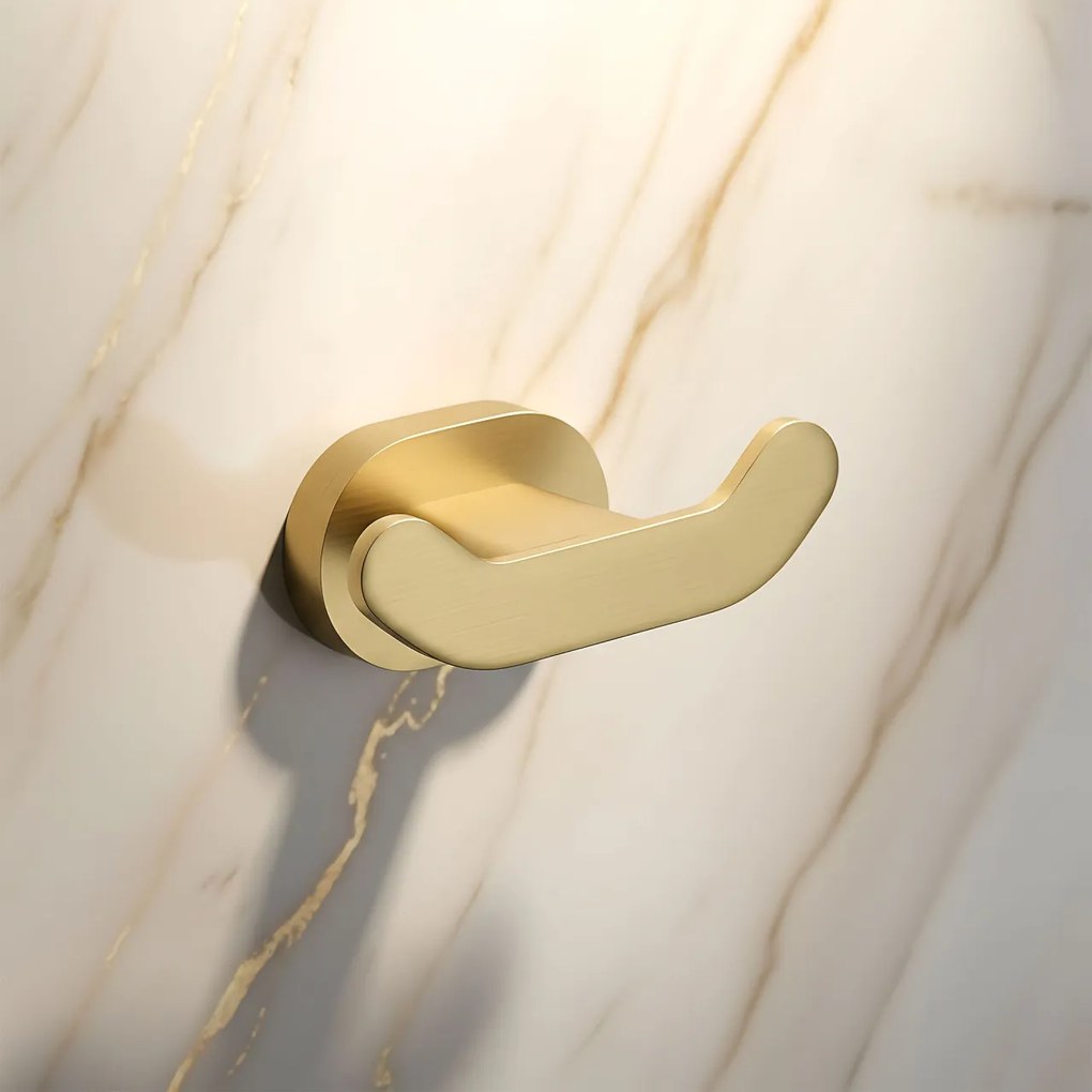 Cuier de baie Til 105 Brush Gold