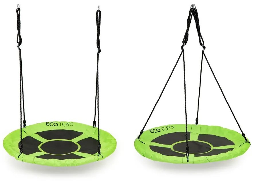 Leagăn de grădină cuib de barză 110 cm ECOTOYS verde