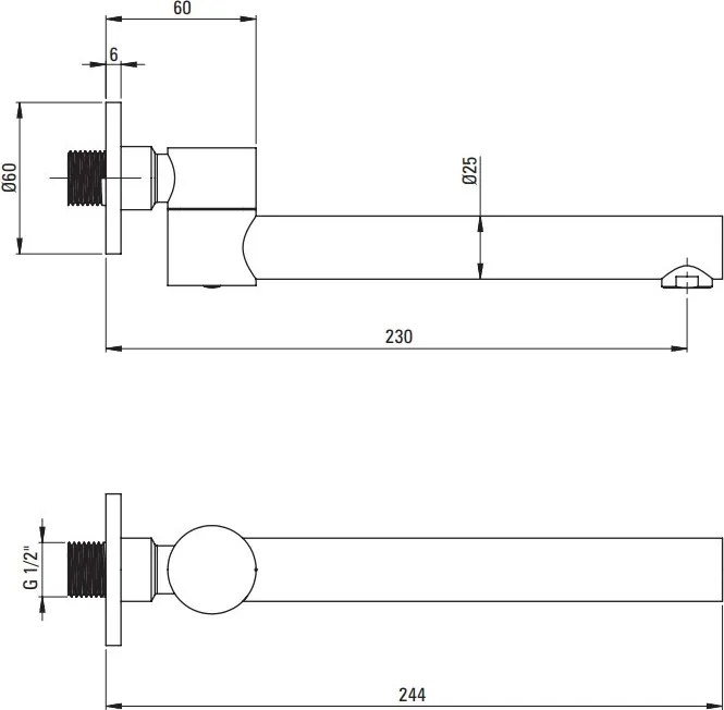 Pipa umplere cada finisaj auriu NAC_Z87K