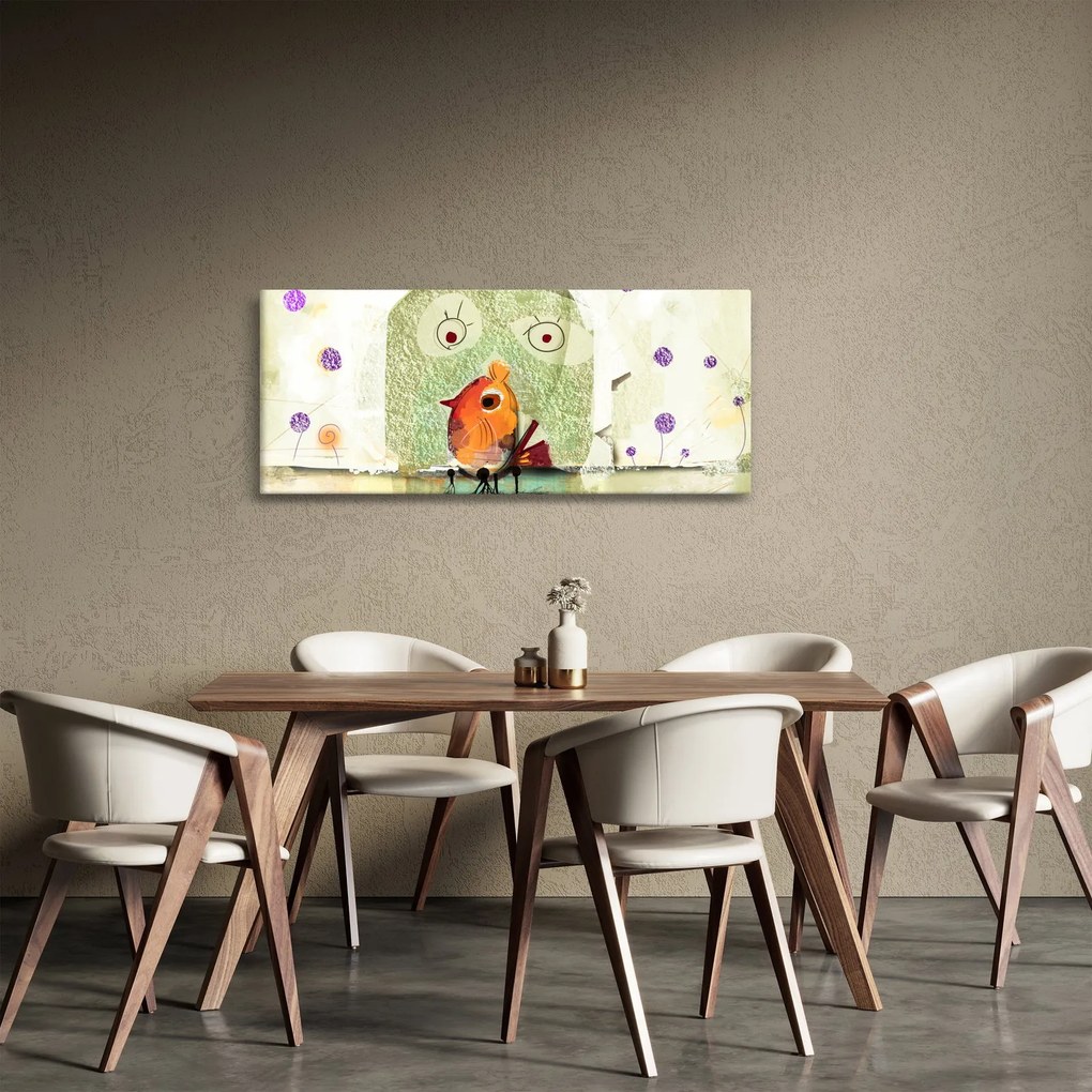 Tablou - Sufletul unei păsări (120x50 cm)