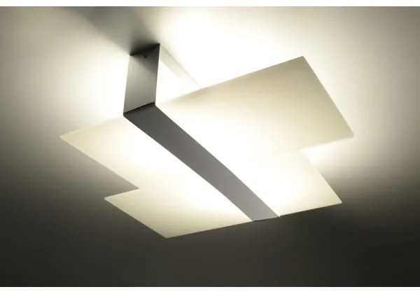 Plafonieră MASSIMO 2xE27/60W/230V alb/crom