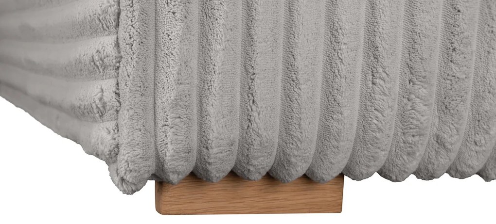 Coltar extensibil Verona Gri Reyat, 290x170x80 cm cu lada de depozitare