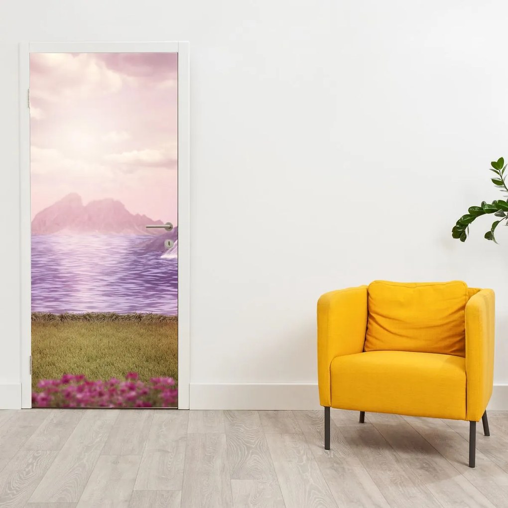 Fototapet pentru ușă - Lacul (95x205cm)
