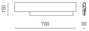 Aplică LED DOHA LED/25W/230V negru Gea Luce DOHA A G N