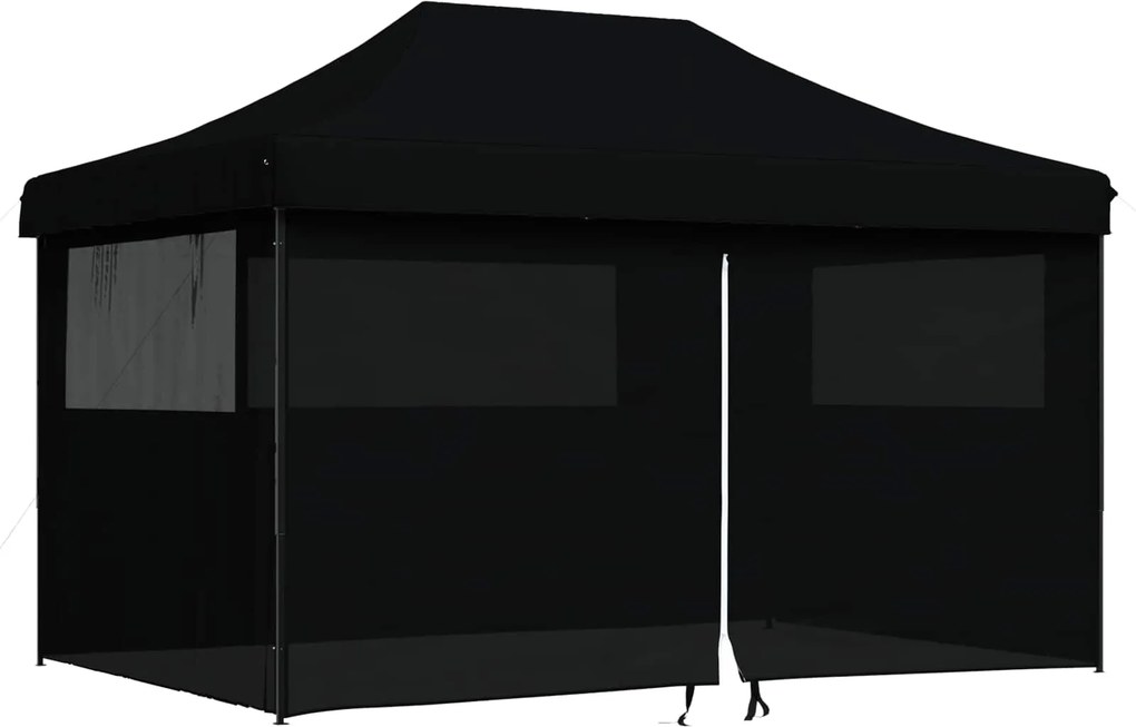 vidaXL Cort pentru Petreceri Negru 292 x 440 x 315 cm Material Oxford