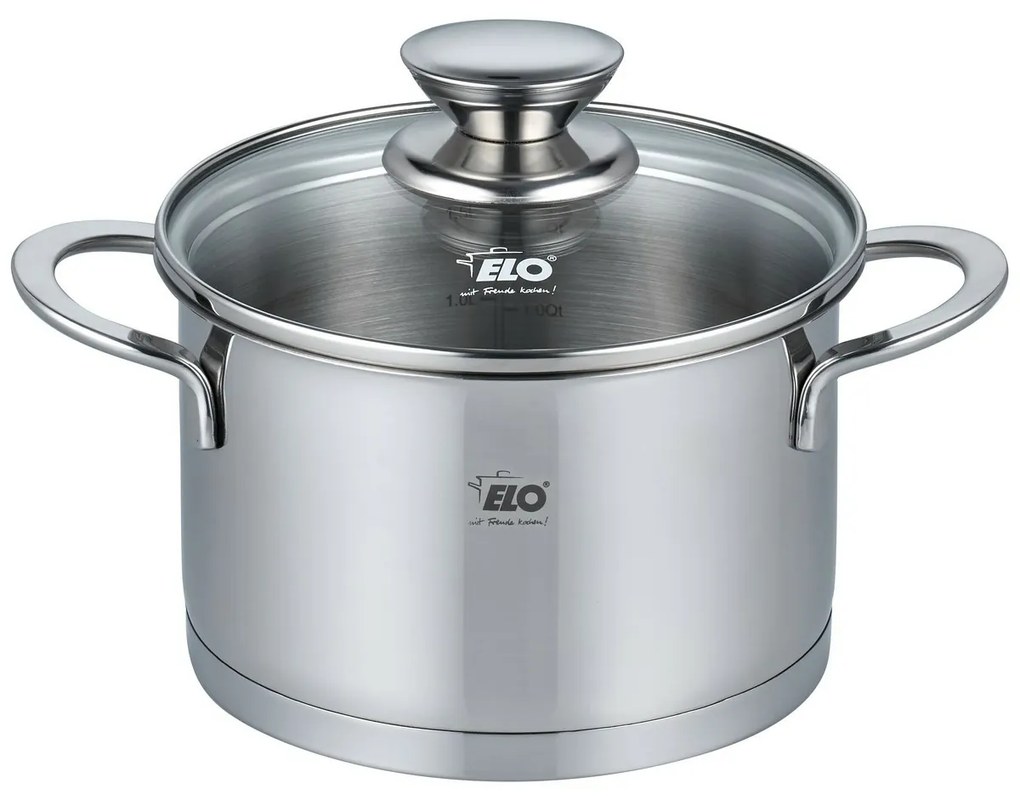 Elo 72546 Oală din oțel inoxidabil Galant 16 cm,1,7 l, 1,7 l
