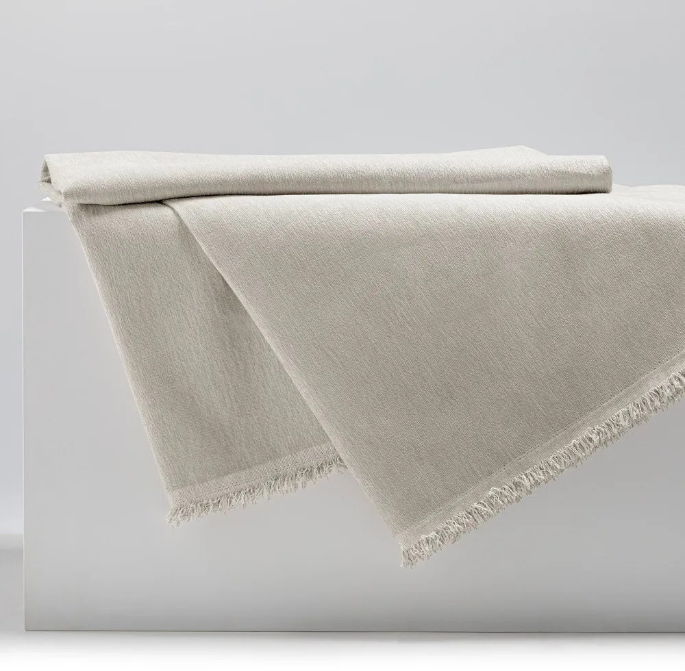 Cuvertură bej din janilie 220x240 cm Talo – Filumi