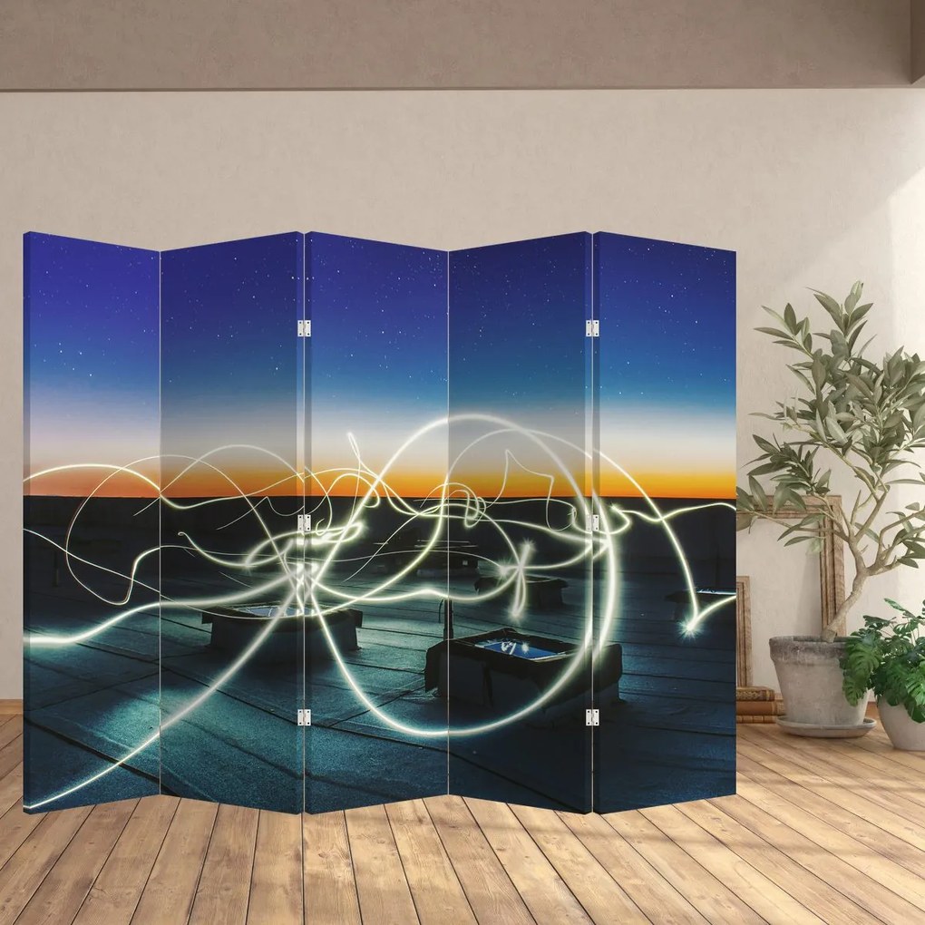 Paravan - Privire spre cer din acoperiș (210x170 cm)