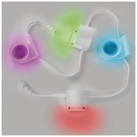 Instalație LED RGBIC+CCT decorativă GoSmart 4xLED/7W/230V 85 cm Wi-Fi Tuya