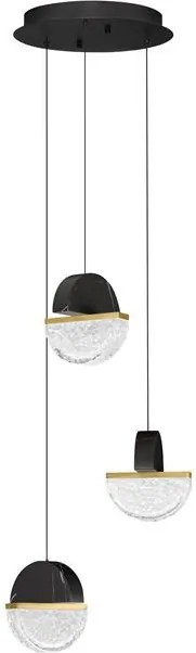 Lustra decorativa cu 3 pendule LED 3000K DORIN