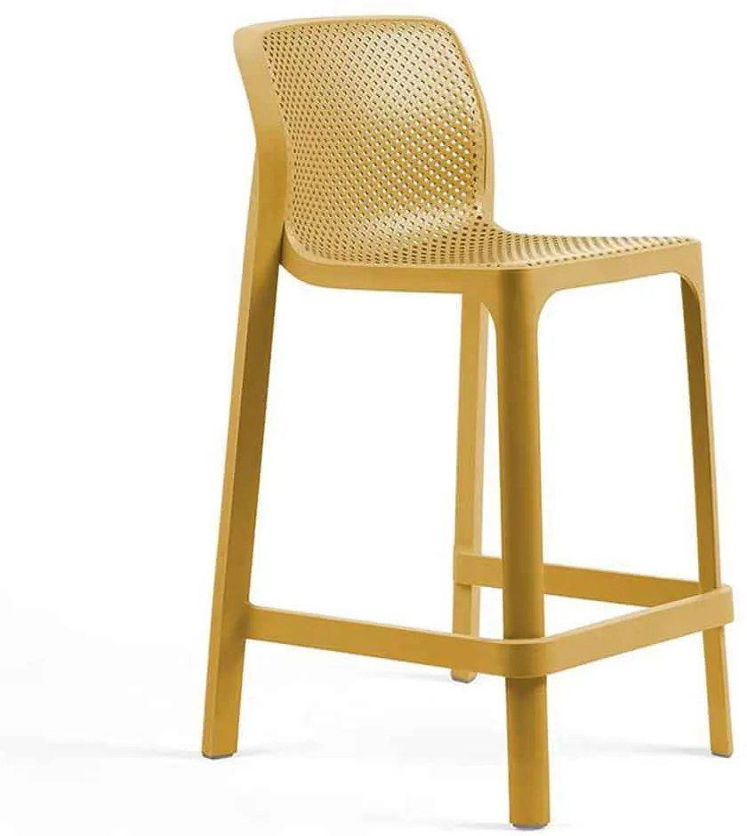 Scaun Exterior Nardi - Net Stool Mini Senape