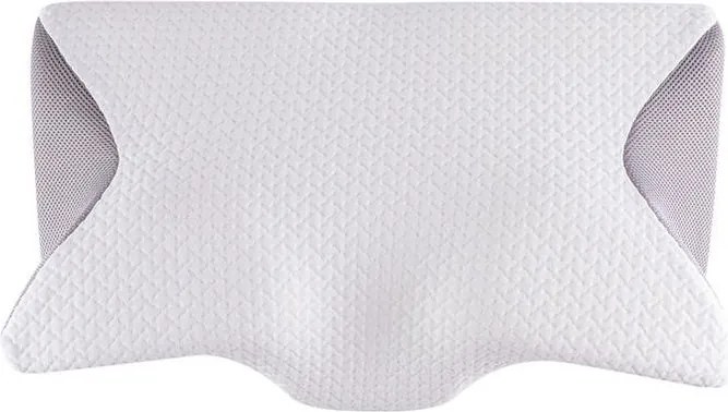 decoDoma Pernă ergonomică din spumă cu memorie alb-gri 60 x 35 cm
