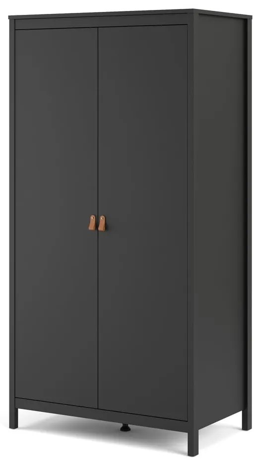 Șifonier negru 102x199 cm Madrid – Tvilum