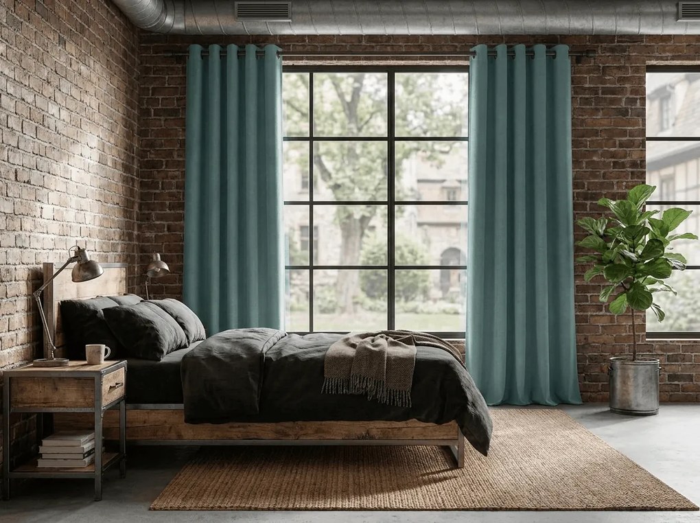Draperie opaca DREAM VELVET 140x270 cm, verde albastrui Agatat: Rejansa