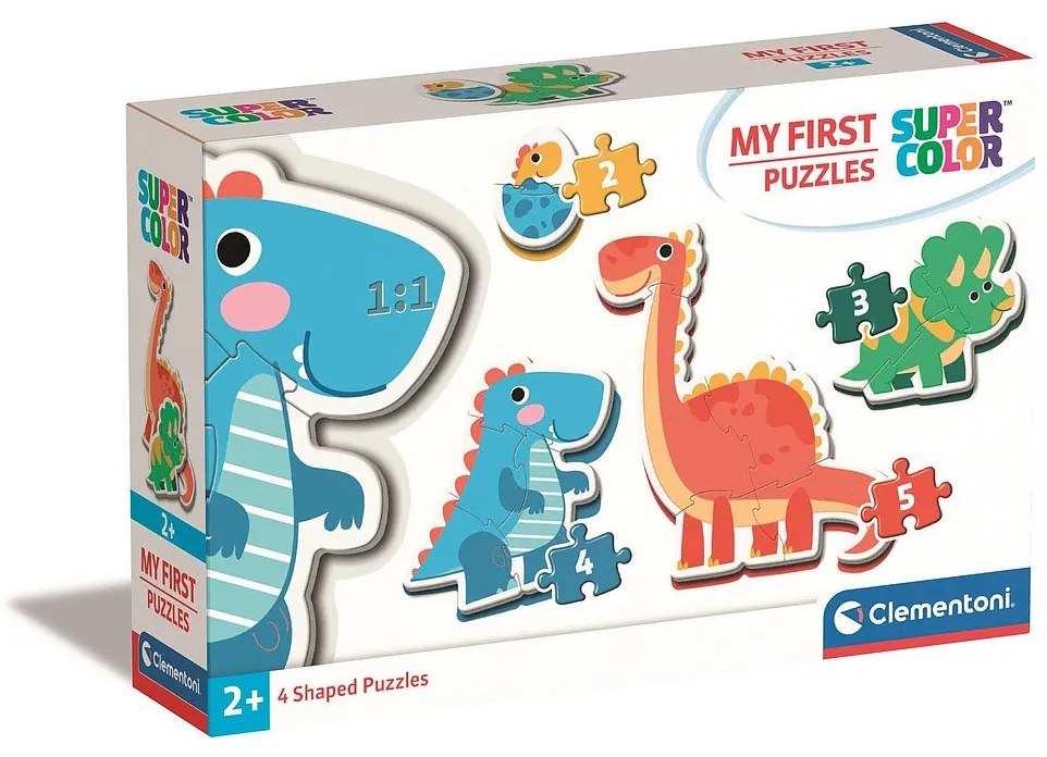 Dinozaur My First puzzle de formă pentru bebeluși Clementoni
