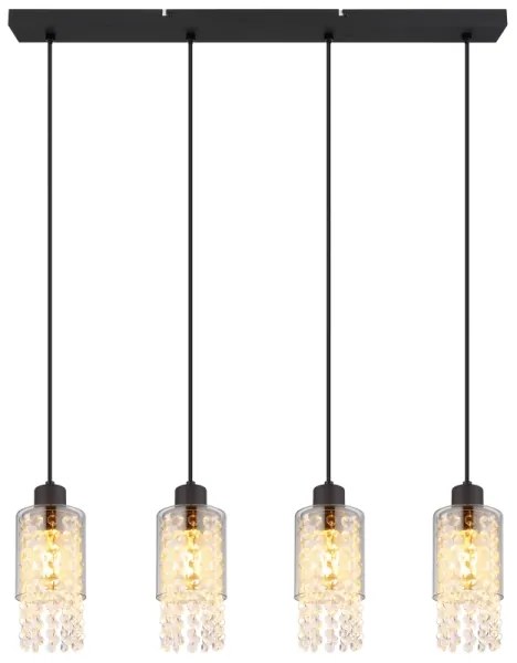 Lustră pe cablu Globo 15799-4H BACKEY 4xE27/40W/230V