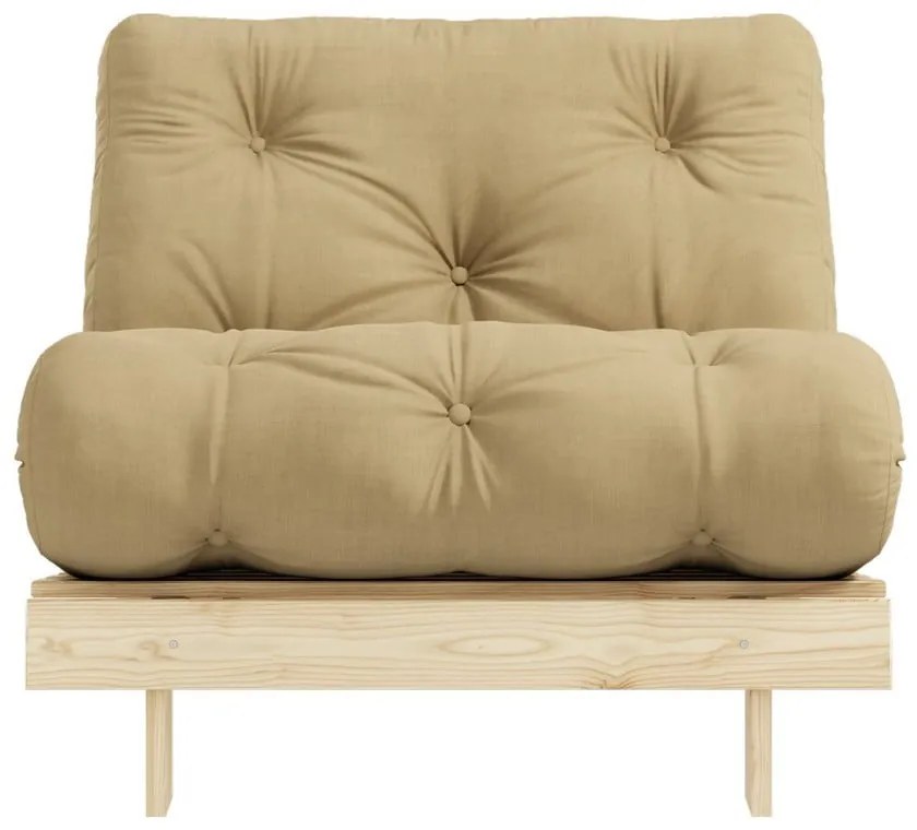 Fotoliu variabil Karup Design Roots Raw/Wheat Beige