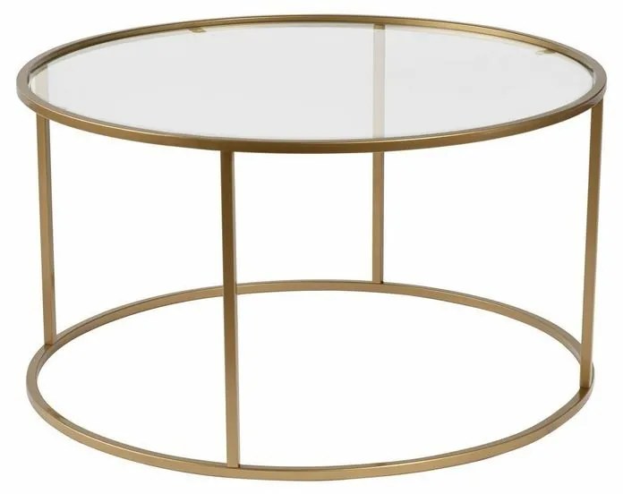 Măsuță de cafea Aurum Gold, 80 cm