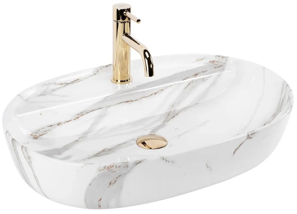 Rea Aura lavoar 60.5x40.5 cm ovale de blat REA-U6623